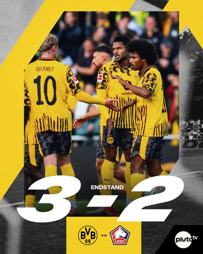 3比2擊敗里爾！多特社媒祝賀：第二場熱身賽，第二場勝利