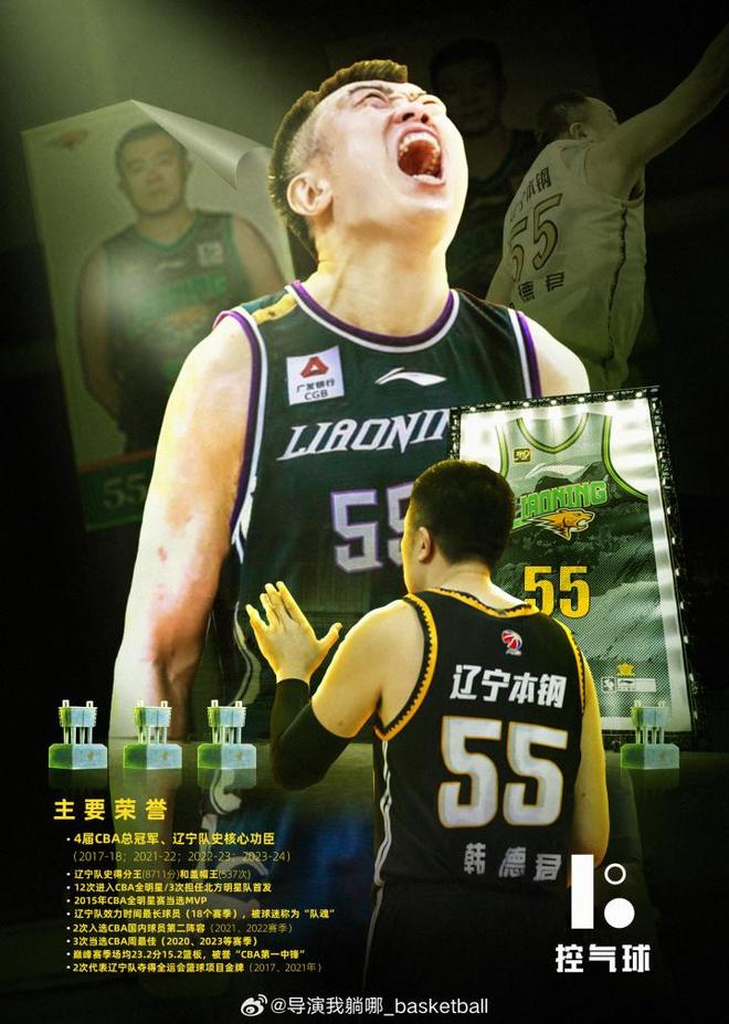祝福大韓！遼寧更新注冊名單：李曉旭續(xù)約1年 韓德君不在列