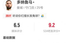 出击犹豫？多纳鲁马全场数据：两次扑救，22次长传成功率36.4%