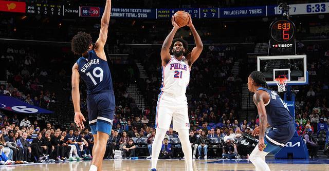 恩比德復(fù)出轟14+7+8準(zhǔn)三雙 森林狼客場不敵76人