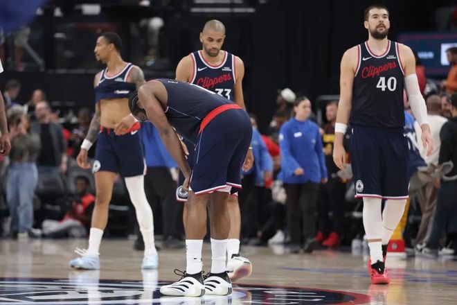 哈登生涯首次止步常規賽？快船晉級季后賽概率僅6.1%：西部排倒四