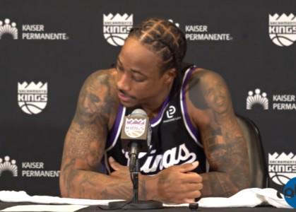 德罗赞:湖人的46次罚球打乱了我们的节奏;今晚属于里夫斯