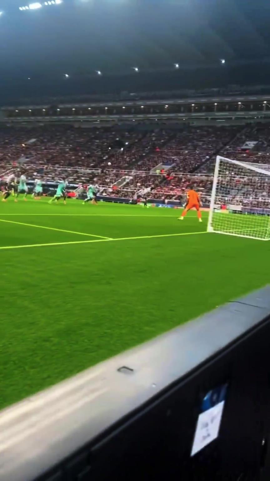 外头背弧线球!纽卡后卫丹伯恩头球顶得可太精彩了 外头背弧线球!纽卡后卫丹伯恩头球顶得可太精彩了