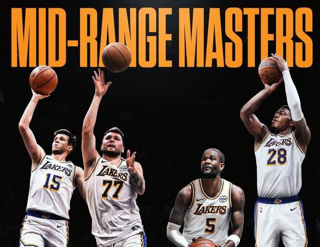 中投命中率第1！湖人化身中投豪強：四大高手崛起，沖冠更有戲？