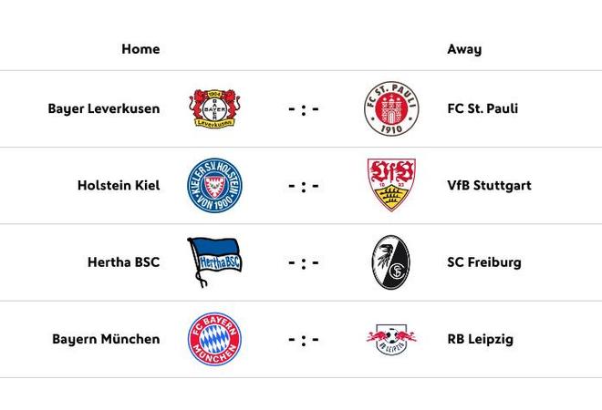 德国杯1/4决赛开球时间:拜仁vs莱比锡2月12日3:45开打