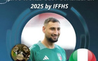 官方：多纳鲁马当选IFFHS年度最佳男足门将