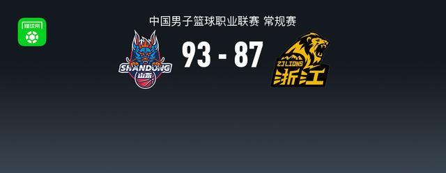 山东拒逆转93-87终结广厦7连胜,陈林坚18分,布朗空砍38分