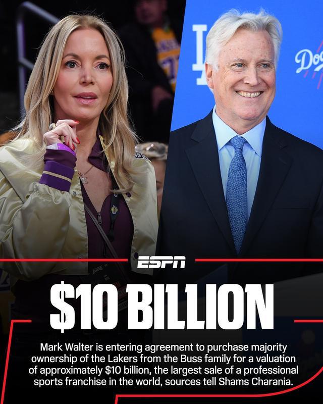 湖人百億賣隊！名記：該交易預計在未來幾個月得到NBA董事會批準