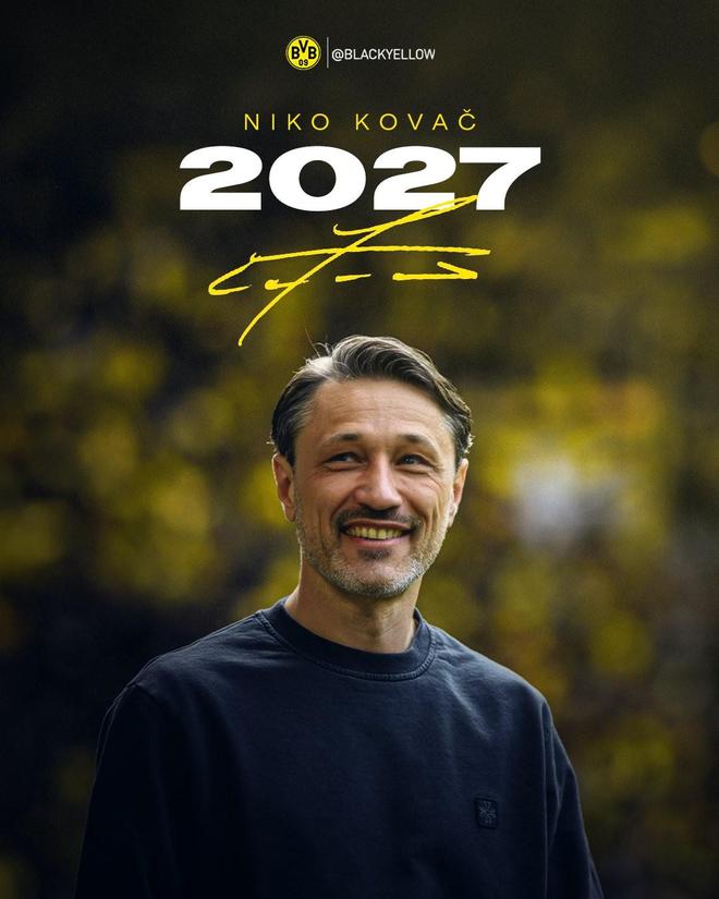 官方：科瓦奇与多特蒙德续约至2027年