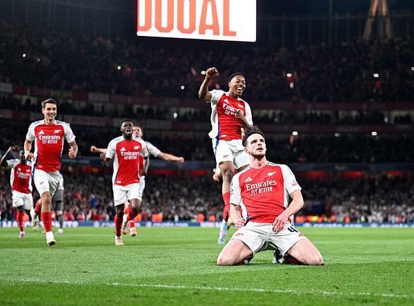 埃澤世界波賴斯破門 阿森納總比分3-1晉級(jí)八強(qiáng)