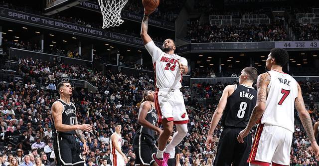 鲍威尔24分小波特28分 热火胜篮网