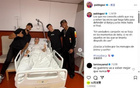 加维晒病床前与队友合照：只要巴萨需守护，我会义无反顾战到最后