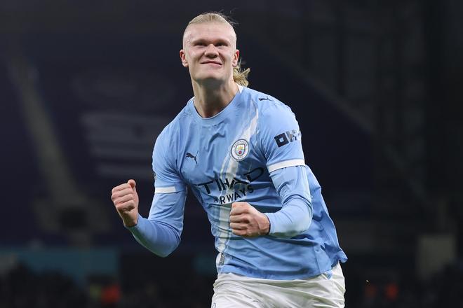 哈蘭德已在本賽季聯賽打進20球，為五大聯賽第一人