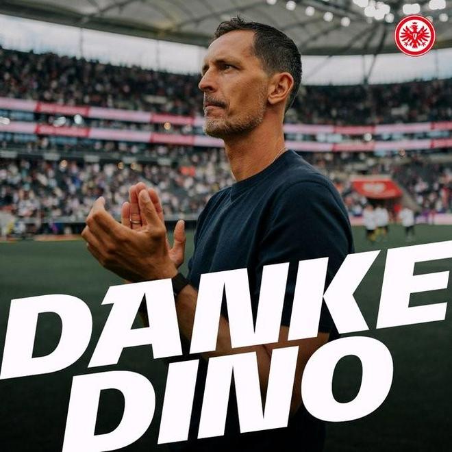 官方：法兰克福主帅托普穆勒下课；带队近9场1胜4平4负