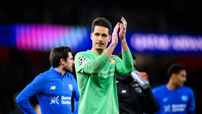 勒沃庫森門將:阿森納和首回合判若兩隊,他們踢得更具侵略性