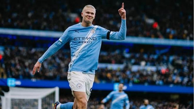 334球66助攻,哈兰德职业生涯已直接参与400球