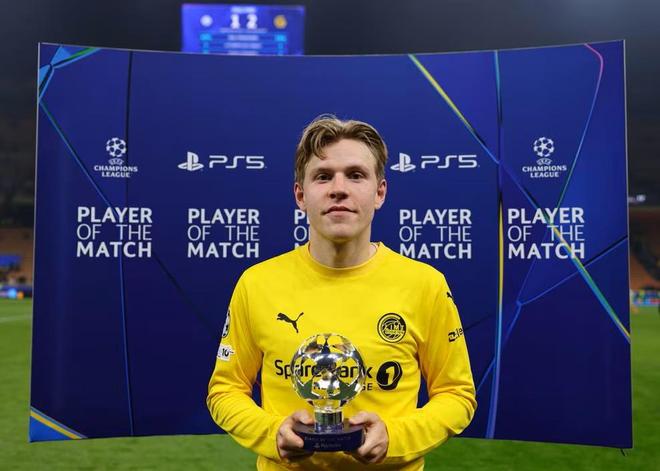 海于格近5場(chǎng)歐冠斬4球1助攻，先后攻破多特、曼城、國(guó)米球門