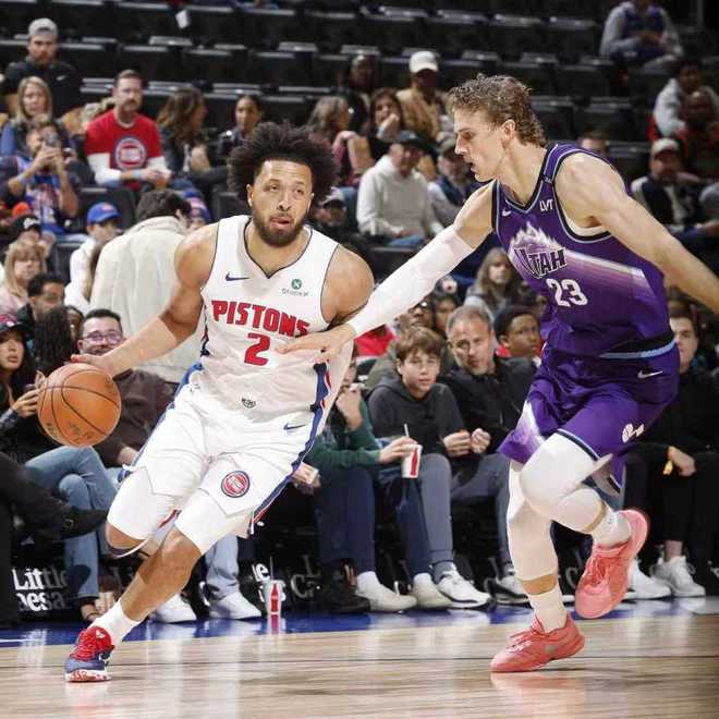 杜倫22+22活塞逆轉爵士豪取4連勝 坎寧安31+10末節(jié)19分