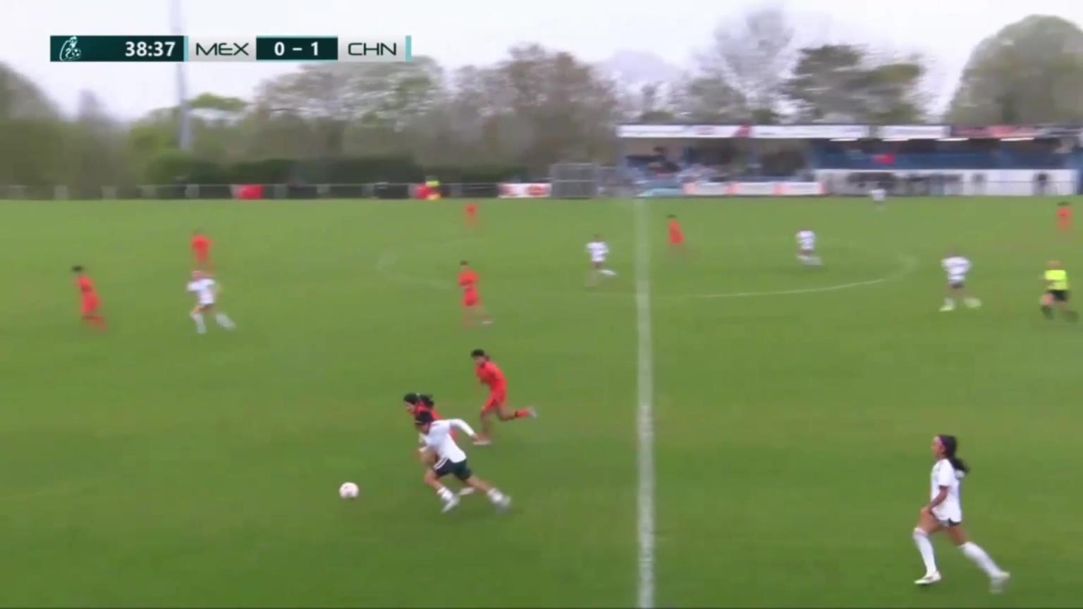 十人中国U16女足1-1遭扳平!墨西哥女足禁区内抢点破门! 十人中国U16女足1-1遭扳平!墨西哥女足禁区内抢点破门!