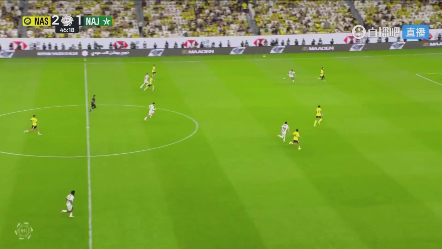 纳杰马体育下半场闪击破门扳平!卡多索禁区内打门得手! 纳杰马体育下半场闪击破门扳平!卡多索禁区内打门得手!