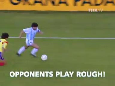 触目惊心！马拉多纳那些年遭遇了怎样的防守？