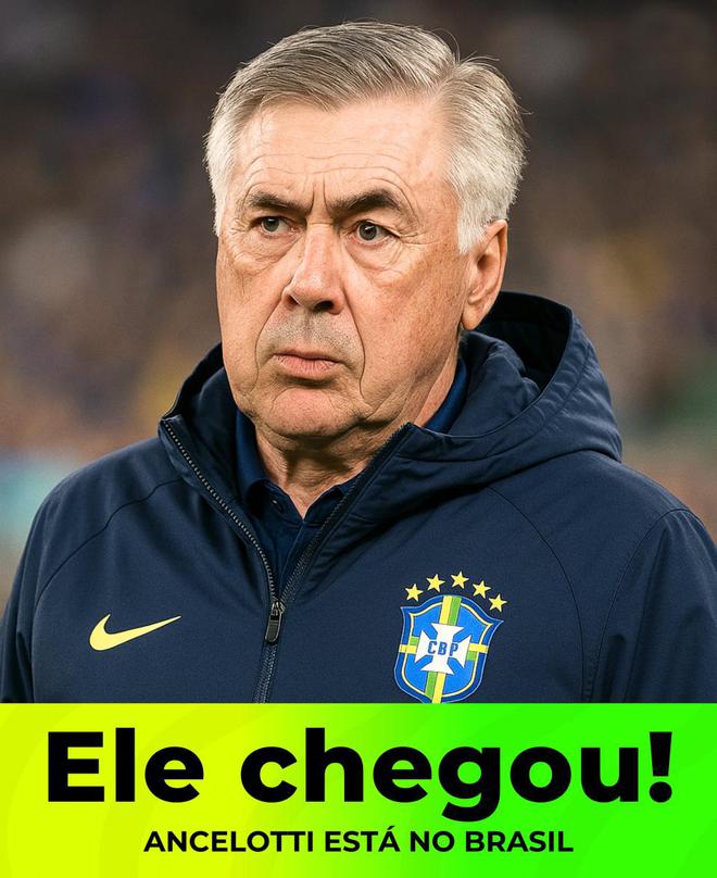 五星巴西，我安切洛蒂来啦！5大联赛冠军+5座欧冠+5座世界杯冠军