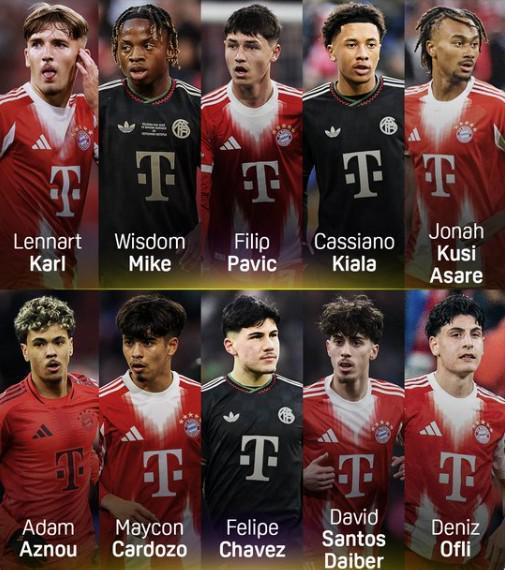 善用新人，孔帕尼執教以來拜仁10名青年隊小將上演一線隊首秀