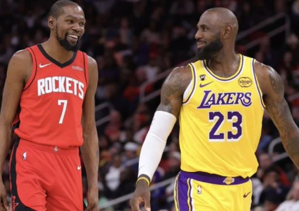火箭VS湖人伤情报告出炉，杜兰特右膝挫伤，NBA大小王刷新纪录