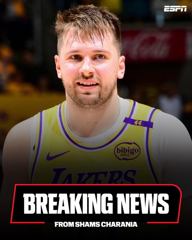 Shams：东契奇与湖人队签署为期三年、最高价值1.65亿美元合同