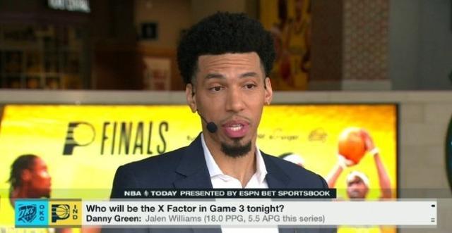 官方：前湖人冠军球员丹尼-格林新赛季将加入湖人电台解说比赛