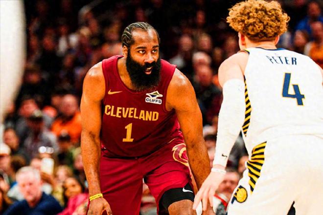 哈登28+7+4+3，骑士横扫步行者冲第3！2换1交易后胜率75%剑指冠军