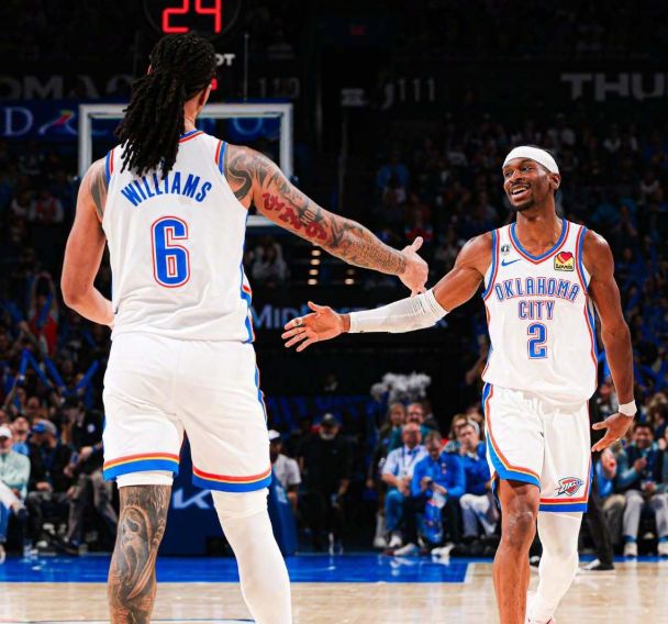 亚历山大22+5+5刷新纪录，杰伦威复出榜眼5记封盖，雷霆大胜76人