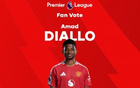 進(jìn)球+造點(diǎn)，英超官方：阿瑪?shù)庐?dāng)選曼聯(lián)2-0維拉全場最佳球員