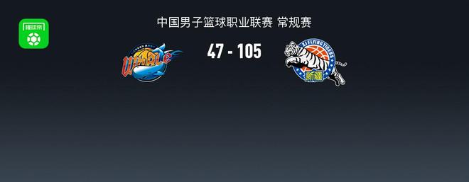 CBA战报：新疆105-47轻取四川，阿不都沙拉木-阿不都热西提19+6+6