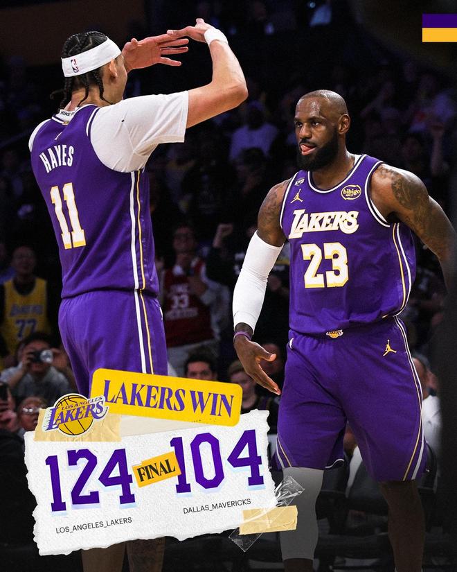 湖人送独行侠9连败 勒布朗28+10+12八村塁21分