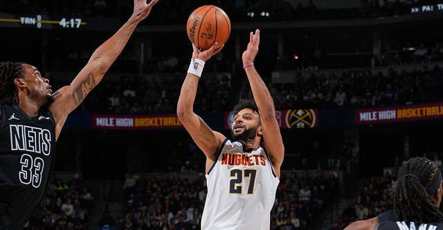 穆雷27+6小波特38+10 掘金主场险胜篮网