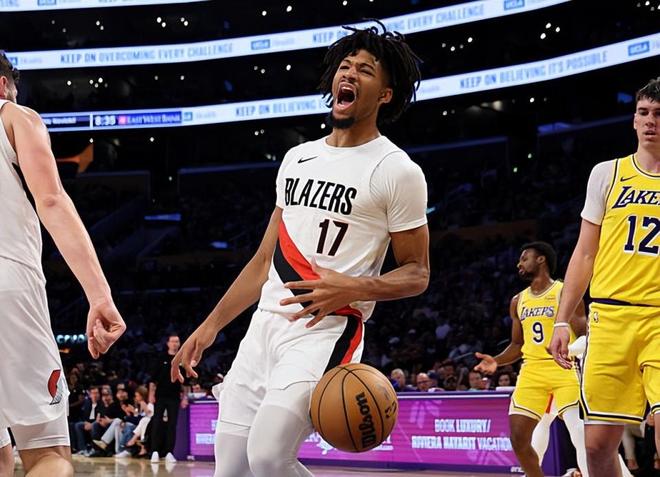 面對(duì)湖人又打出低于四成的命中率，開(kāi)拓者后場(chǎng)新星正在成為毒瘤？