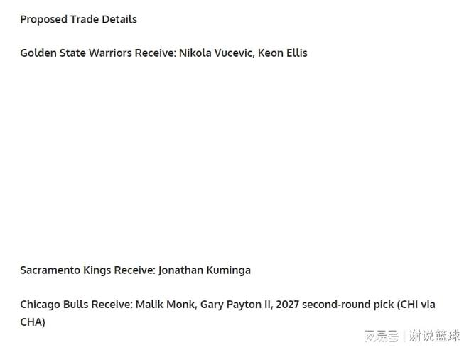 FW支招勇士做三方交易，可引进17+9中锋，抄底26岁铁闸？