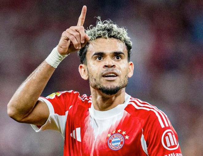 路易斯-迪亚斯本赛季德甲3次单场传射,同期五大联赛并列第一