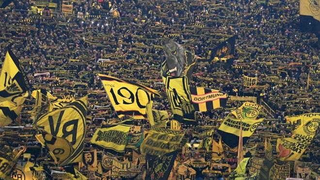 德國(guó)俱樂(lè)部上座人數(shù)排名：多特81365人居首，拜仁75000人次席...