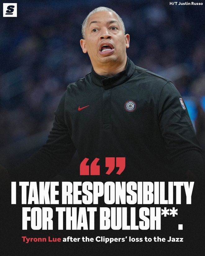 快船揭幕战惨败 卢指导赛后主动揽责：我们打得和屎一样 责任在我