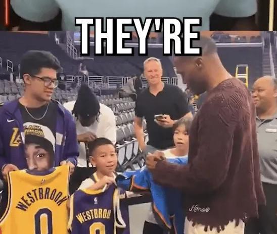 威少拒绝为球迷签名？退役球星亲自辟谣：威少送了球迷签名护腕！