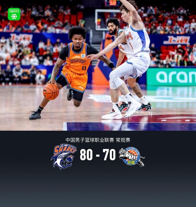 上海80-70輕取新疆，古德溫18分，王哲林16+11