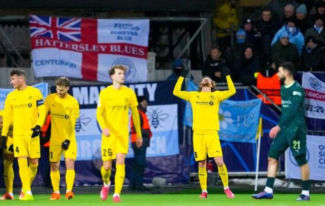 歐冠聯(lián)賽階段第7輪曼城客場1-3不敵博德閃耀