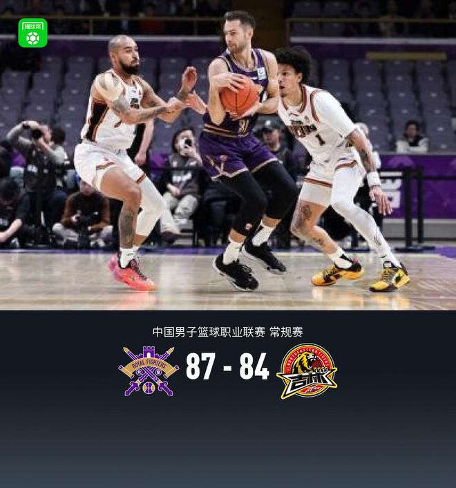 北控87-84險勝吉林，鄒雨宸27+11，里勒20分