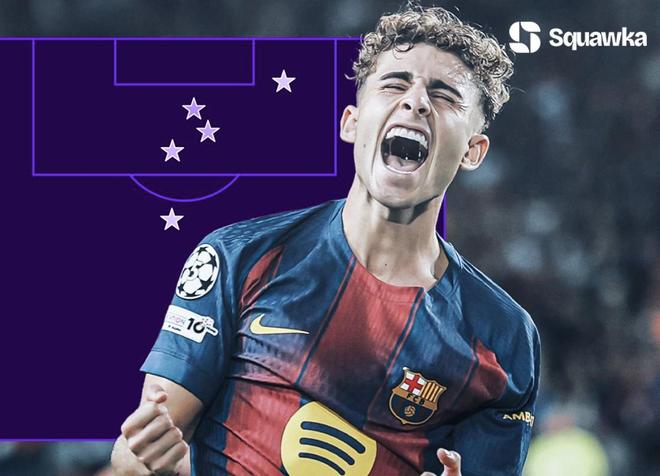 6場(chǎng)5球,費(fèi)爾明是巴薩隊(duì)史歐冠單賽季進(jìn)球第二多的西班牙球員