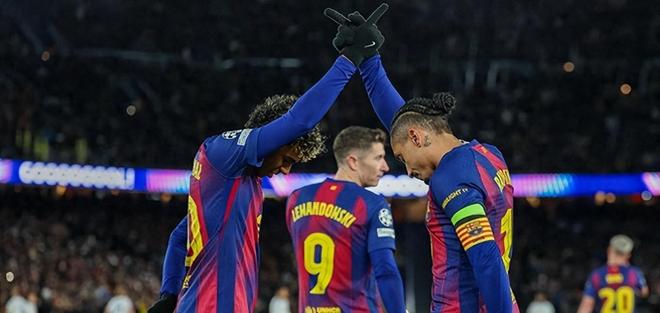 一人扛起全隊!亞馬爾神級下半場,巴薩4-1逆轉直通歐冠16強”