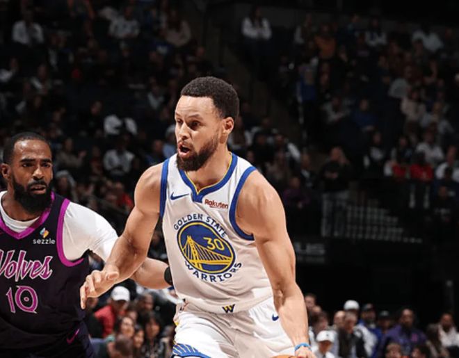 5連敗！殘陣勇士復仇森林狼，庫里創(chuàng)NBA第一神跡，華茲32分8失誤