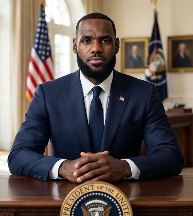 湖人夺冠概率比詹姆斯选美国总统还低!但詹姆斯还在带队争冠!