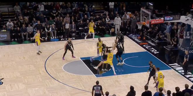 湖人vs森林狼裁判報告:漏吹麥克丹尼爾斯對里夫斯打手犯規(guī)